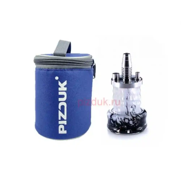 Кальян Pizduk Hookah (Синяя сумка, бело-чёрная колба)